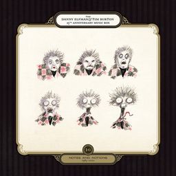 Pochette de l'album Elfman & Burton 25th Anniversary Music Box - Notes And Notions (2011)