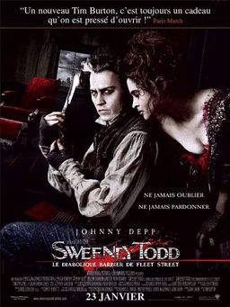 Affiche du film Sweeney Todd, le diabolique barbier de Fleet Street (2007)