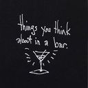 Première de couverture du livre The Napkin Art Of Tim Burton : Things you think about in a bar (2015)